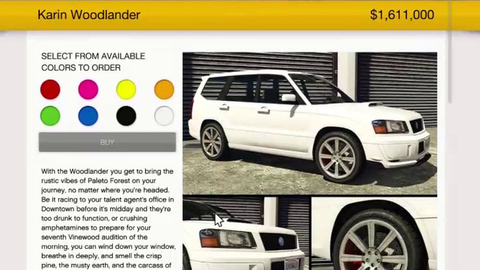 The dad vehicle (Image via Rockstar Games)